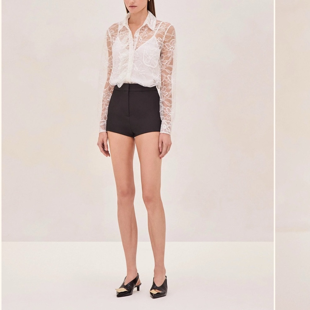 Elegant White Lace Top